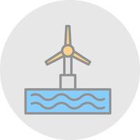 Turbine Vector Icon Design