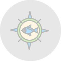 Compass Vector Icon Design