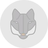 diseño de icono de vector de lobo