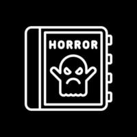 diseño de icono de vector de terror