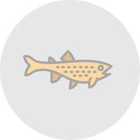 Trout Vector Icon Design