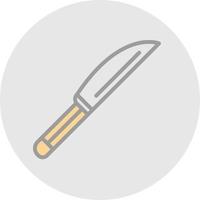 diseño de icono de vector de cuchillo