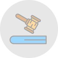 Law Vector Icon Design