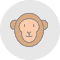 Monkey Vector Icon Design