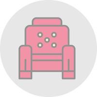 Armchair Vector Icon Design