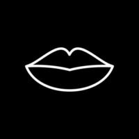 diseño de icono de vector de labios