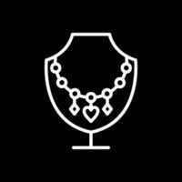 diseño de icono de vector de collar