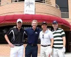 kyle más bajo Jack wagner Bradley campana dibujó Tyler bellado el 4to anual Jack wagner celebridad golf clásico a beneficio el leucemia linfoma sociedad golf torneovalencia país clubvalencia abril 27 20102010 foto