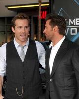 Ryan Reynolds  Hugh Jackman  arrivng at the XMen Origins  Wolverine screening at Graumans Chinese Theater in Los Angeles CA on April 28 20092009 photo