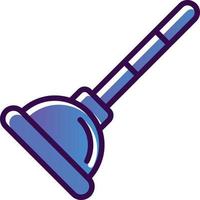 Plunger Vector Icon Design