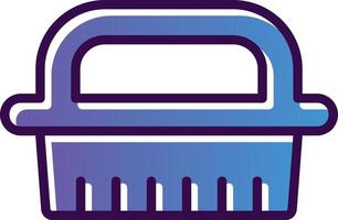 Cleaning Brush Vector Icon Design