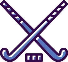 diseño de icono de vector de hockey