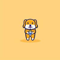 Cute Dog Design vector