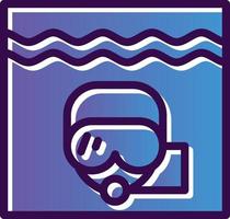 Diver Vector Icon Design