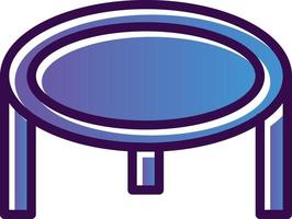 Trampoline Vector Icon Design