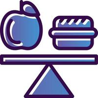 diseño de icono de vector de dieta equilibrada