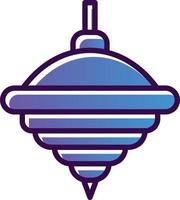 Top Spin Vector Icon Design