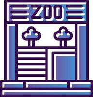 diseño de icono de vector de zoológico