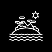 Island Vector Icon Design