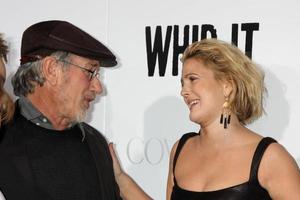 Steven Spielberg  Drew Barrymorearriving at the Whip It PremiereGraumans Chinese TheaterLos Angeles  CASeptember 29 20092009 photo