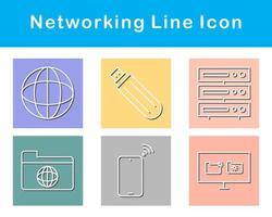 Networking Vector Icon Set