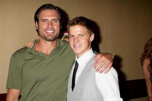 Joshua Morrow   Kevin G Schmidt  at The Young  the Restless Fan Club Dinner  at the Sheraton Universal Hotel in  Los Angeles CA on August 28 20092009 photo