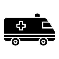 Ambulance Icon Style vector