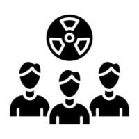 Hazardous Devices Team Icon Style vector