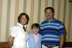 Hunter Allan  His ParentsThe Young and the Restless Fan LuncheonUniversal Sheraton HotelLos Angeles  CAAug 26 20072007 photo