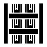 Shelf Capacity Icon Style vector