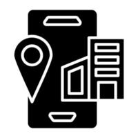 Geolocation Icon Style vector