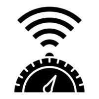 alto velocidad Internet icono estilo vector