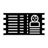 Child Ticket Icon Style vector