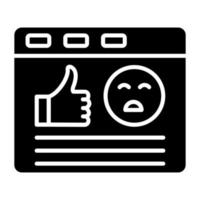 Complaint Icon Style vector