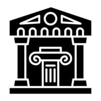 History Museum Icon Style vector
