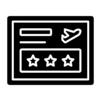 Frequent Flyer Program Icon Style vector