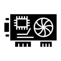 Graphics Card Icon Style vector