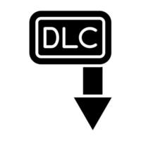 descargar dlc icono estilo vector