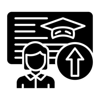 Advanced Coursework Icon Style vector