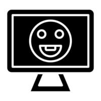 emoticonos icono estilo vector