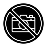 prohibido artículos icono estilo vector