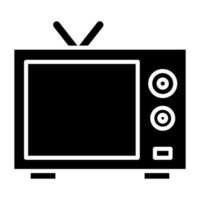 estilo de icono de televisión vector