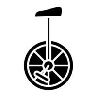 Unicycle Icon Style vector