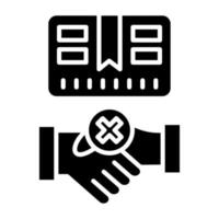 Contactless Delivery Icon Style vector
