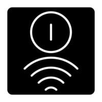 Smart Switch Icon Style vector