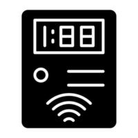 Smart Meter Icon Style vector