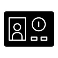 Intercom Icon Style vector