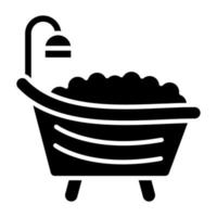 Bathtub Icon Style vector