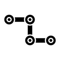 Cycle Chain Icon Style vector