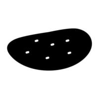 Potato Icon Style vector